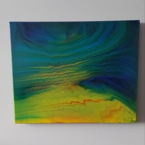 Pride Collection 2022 "B" Original Paint Pour Painting